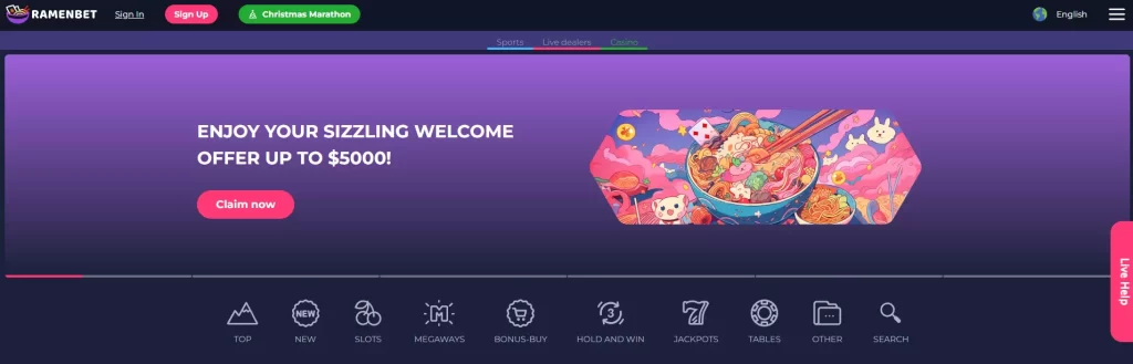официальный сайт казино ramen bet